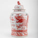 Danny's Fine Porcelain Home Decor Danny's Fine Porcelain Temple Jar Light Red Dragon 51125