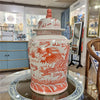 Danny's Fine Porcelain Home Decor Danny's Fine Porcelain Temple Jar Light Red Dragon 51125