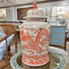 Danny's Fine Porcelain Home Decor Danny's Fine Porcelain Temple Jar Light Red Dragon 51125