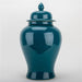 Danny's Fine Porcelain Home Decor Danny's Fine Porcelain Temple Jar - Peacock Green