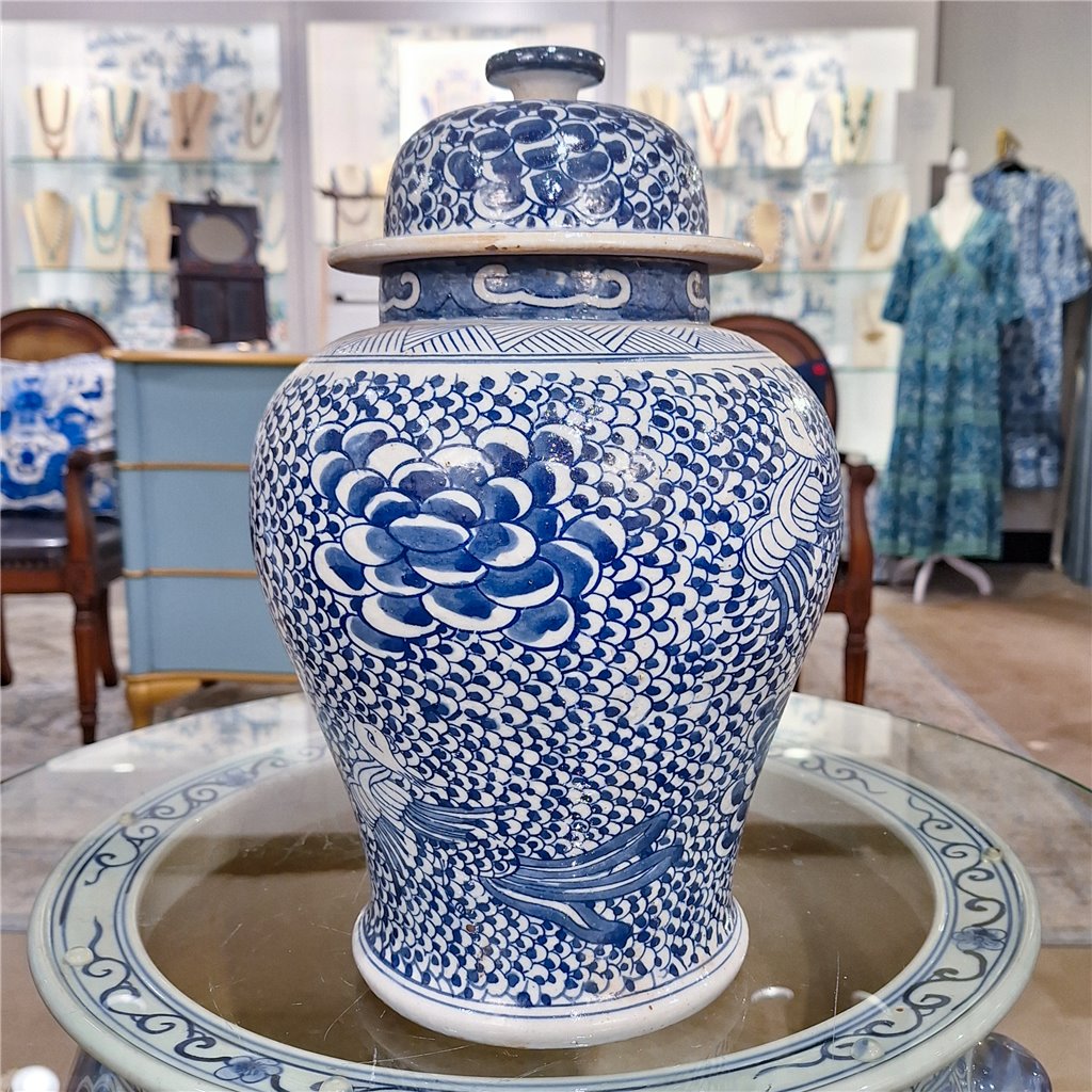 Danny's Fine Porcelain Home Decor Danny's Fine Porcelain Temple Jar - Phoenix 50859