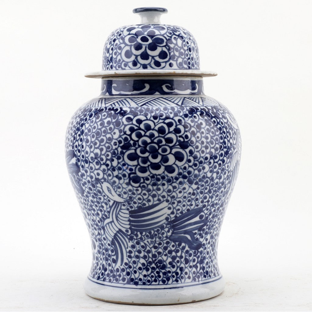 Danny's Fine Porcelain Home Decor Danny's Fine Porcelain Temple Jar - Phoenix 50859