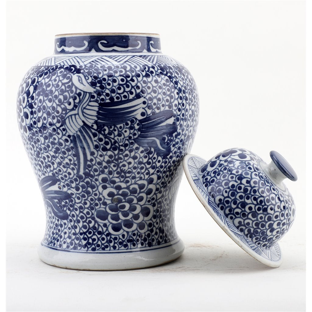 Danny's Fine Porcelain Home Decor Danny's Fine Porcelain Temple Jar - Phoenix 50859