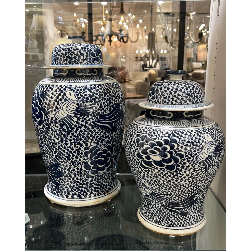 Danny's Fine Porcelain Home Decor Danny's Fine Porcelain Temple Jar - Phoenix 50859