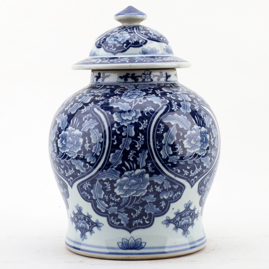 Danny's Fine Porcelain Home Decor Danny's Fine Porcelain - TEMPLE JAR - QI PAO 50806