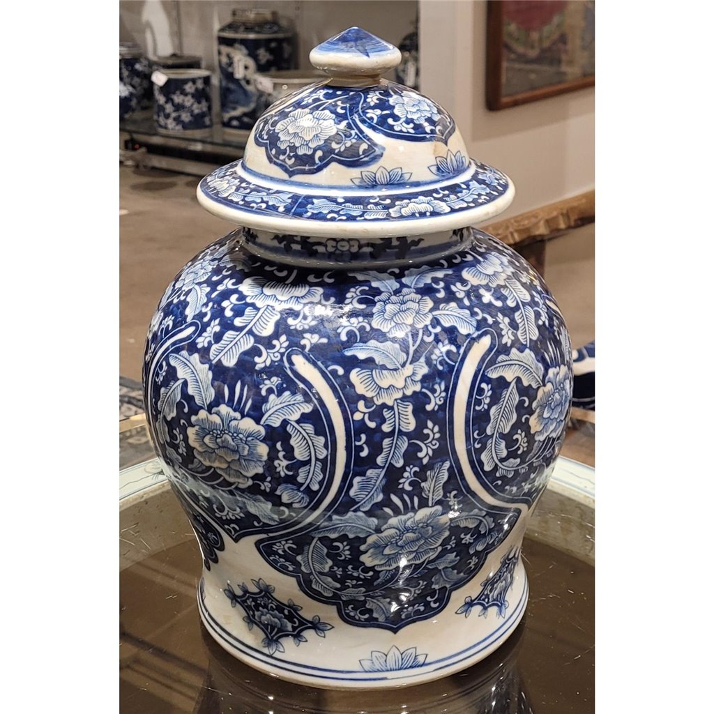 Danny's Fine Porcelain Home Decor Danny's Fine Porcelain - TEMPLE JAR - QI PAO 50806