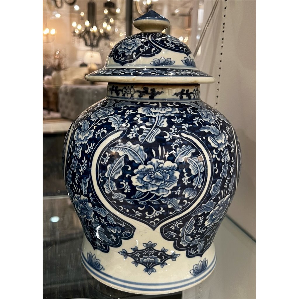 Danny's Fine Porcelain Home Decor Danny's Fine Porcelain - TEMPLE JAR - QI PAO 50806