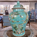 Danny's Fine Porcelain Home Decor Danny's Fine Porcelain Temple Jar Teal Green Scenery
