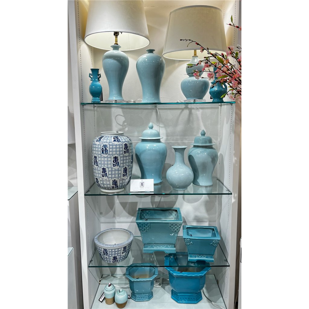 Danny's Fine Porcelain Home Decor Danny's Fine Porcelain Temple Jar -Tint of Celadon
