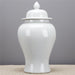 Danny's Fine Porcelain Home Decor Danny's Fine Porcelain Temple Jar -White Crackle