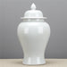 Danny's Fine Porcelain Home Decor Danny's Fine Porcelain Temple Jar -White Crackle