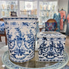 Danny's Fine Porcelain Home Decor Danny's Fine Porcelain Tissue Box-Annette/Azure Casey