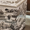 Danny's Fine Porcelain Home Decor Danny's Fine Porcelain Tissue Box - Black and White Willow