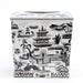 Danny's Fine Porcelain Home Decor Danny's Fine Porcelain Tissue Box - Black and White Willow