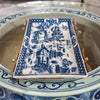 Danny's Fine Porcelain Home Decor Danny's Fine Porcelain Tray with Bronze Dragonfly-Blue Willow