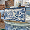 Danny's Fine Porcelain Home Decor Danny's Fine Porcelain Tray with Bronze Dragonfly-Blue Willow