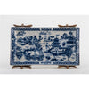 Danny's Fine Porcelain Home Decor Danny's Fine Porcelain Tray with Bronze Dragonfly-Blue Willow