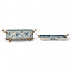 Danny's Fine Porcelain Home Decor Danny's Fine Porcelain Tray with Bronze Handle - Songbird Garden