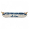 Danny's Fine Porcelain Home Decor Danny's Fine Porcelain Tray with Bronze Handle - Songbird Garden