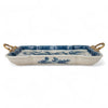 Danny's Fine Porcelain Home Decor Danny's Fine Porcelain Tray with Bronze Handle - Songbird Garden