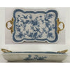 Danny's Fine Porcelain Home Decor Danny's Fine Porcelain Tray with Bronze Handle - Songbird Garden