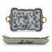 Danny's Fine Porcelain Home Decor Danny's Fine Porcelain Tray with Bronze Handle - Songbird Garden