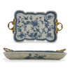 Danny's Fine Porcelain Home Decor Danny's Fine Porcelain Tray with Bronze Handle - Songbird Garden