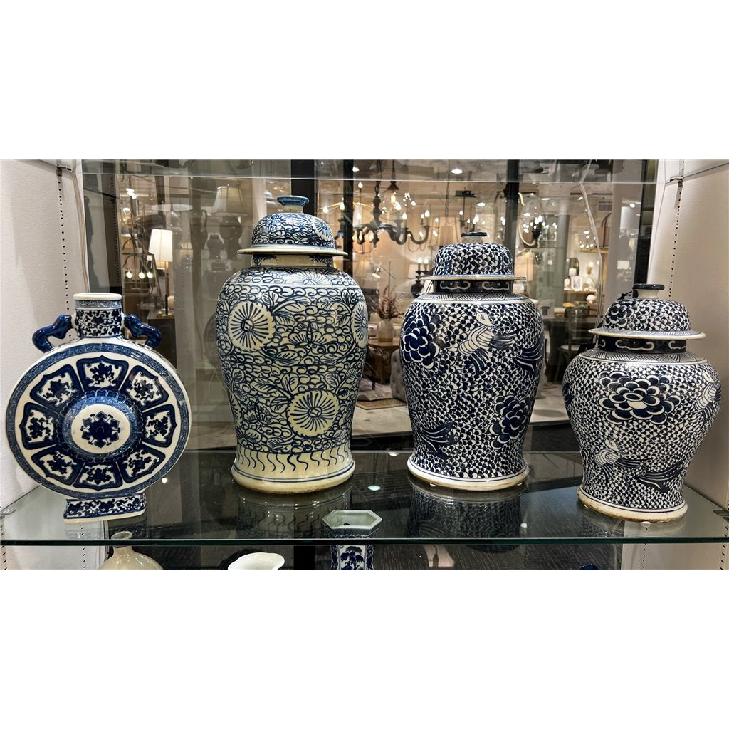 Danny's Fine Porcelain Home Decor Danny's Fine Porcelain Treasured Moon Vase - Blue & White