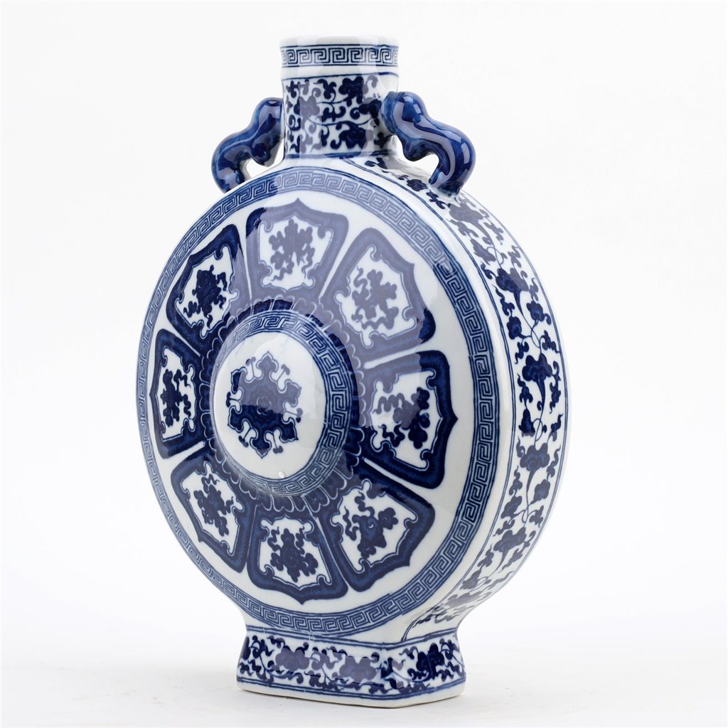 Danny's Fine Porcelain Home Decor Danny's Fine Porcelain Treasured Moon Vase - Blue & White