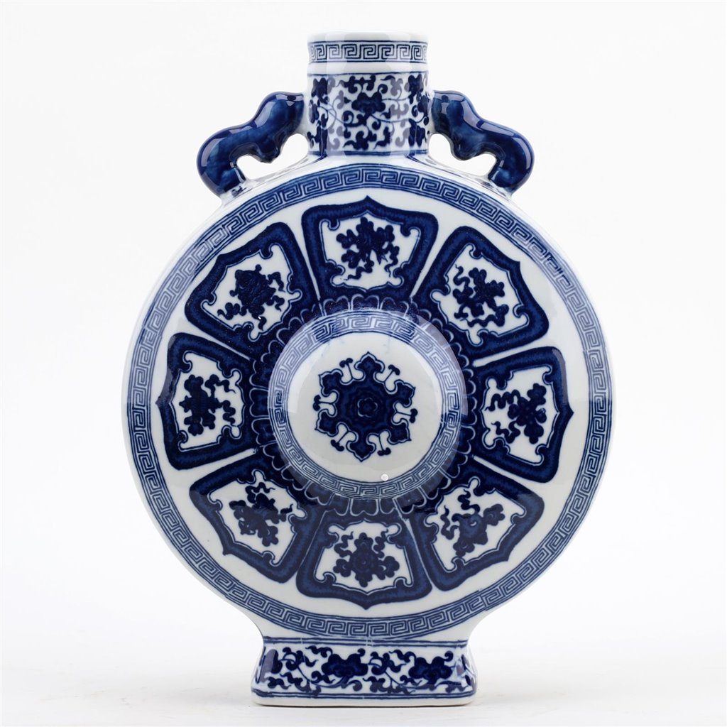 Danny's Fine Porcelain Home Decor Danny's Fine Porcelain Treasured Moon Vase - Blue & White