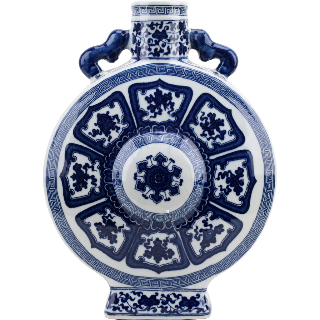 Danny's Fine Porcelain Home Decor Danny's Fine Porcelain Treasured Moon Vase - Blue & White
