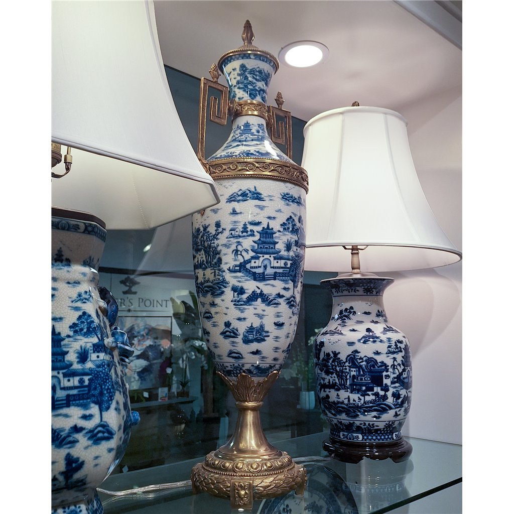 Danny's Fine Porcelain Home Decor Danny's Fine Porcelain Trophy Cup Std - Blue Willow 14266