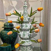 Danny's Fine Porcelain Home Decor Danny's Fine Porcelain Tulipere Vase-4 Tier-Green Flower