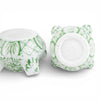 Danny's Fine Porcelain Home Decor Danny's Fine Porcelain Tulipere Vase-4 Tier-Green Flower