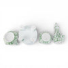 Danny's Fine Porcelain Home Decor Danny's Fine Porcelain Tulipere Vase-4 Tier-Green Flower