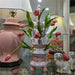 Danny's Fine Porcelain Home Decor Danny's Fine Porcelain Tulipere Vase-4 Tier-Pink Flower
