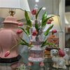 Danny's Fine Porcelain Home Decor Danny's Fine Porcelain Tulipere Vase-4 Tier-Pink Flower