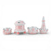 Danny's Fine Porcelain Home Decor Danny's Fine Porcelain Tulipere Vase-4 Tier-Pink Flower