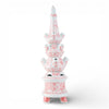 Danny's Fine Porcelain Home Decor Danny's Fine Porcelain Tulipere Vase-4 Tier-Pink Flower