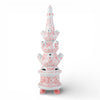 Danny's Fine Porcelain Home Decor Danny's Fine Porcelain Tulipere Vase-4 Tier-Pink Flower