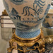 Danny's Fine Porcelain Home Decor Danny's Fine Porcelain Turquoise and White Willow Pattern Bronze Ormolu Temple Jar