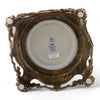 Danny's Fine Porcelain Home Decor Danny's Fine Porcelain Turquoise and White Willow Pattern Bronze Ormolu Temple Jar