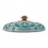 Danny's Fine Porcelain Home Decor Danny's Fine Porcelain Turquoise and White Willow Pattern Oval Shape Lidded Box