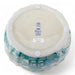Danny's Fine Porcelain Home Decor Danny's Fine Porcelain Turquoise and White Willow Pattern Round Scallop Planter
