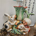 Danny's Fine Porcelain Home Decor Danny's Fine Porcelain Twin Bunny Carrot Vase