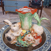 Danny's Fine Porcelain Home Decor Danny's Fine Porcelain Twin Bunny Carrot Vase