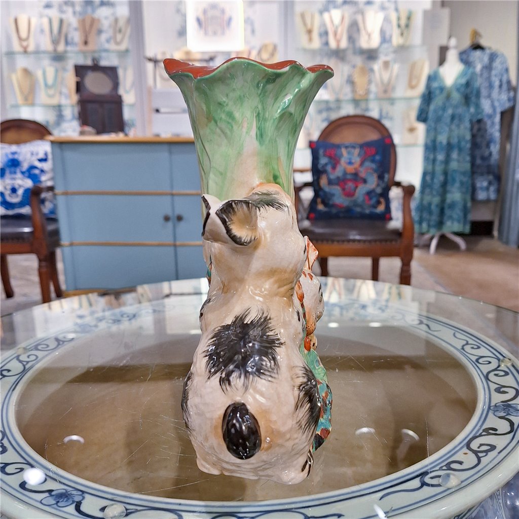 Danny's Fine Porcelain Home Decor Danny's Fine Porcelain Twin Bunny Carrot Vase