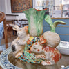 Danny's Fine Porcelain Home Decor Danny's Fine Porcelain Twin Bunny Carrot Vase