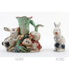 Danny's Fine Porcelain Home Decor Danny's Fine Porcelain Twin Bunny Carrot Vase