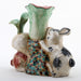 Danny's Fine Porcelain Home Decor Danny's Fine Porcelain Twin Bunny Carrot Vase